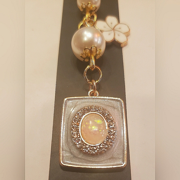 Handmade Cute Charms & Flowers Dangle Earrings - Picture 4 of 5